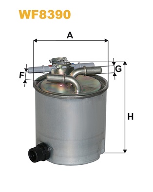 Fuel filter - WF8390 WIX FILTERS