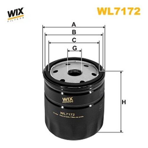 Ölfilter - WL7172 WIX FILTERS