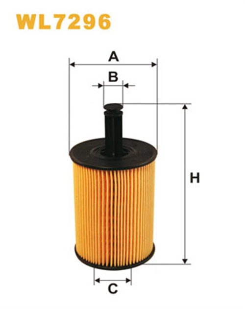 alyvos filtras - WL7296 WIX FILTERS