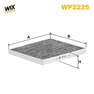 Filter, interior air - WP2225 WIX FILTERS