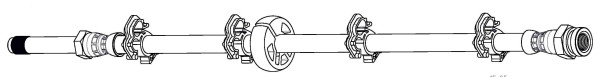 Bremsschlauch - 514524 CEF