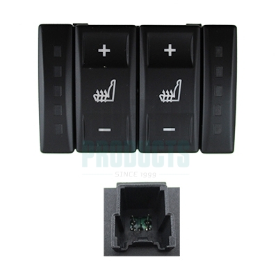 Interruttore, Riscaldamento sedile - H206040 HOFFER