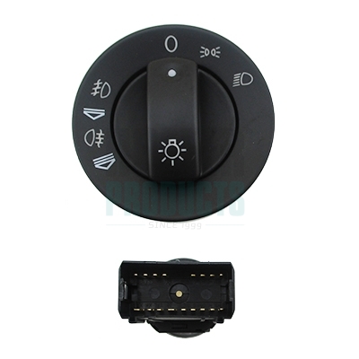 Switch, headlight - 2103823 HOFFER