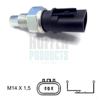 Interruttore, Luce di retromarcia - 3600018 HOFFER