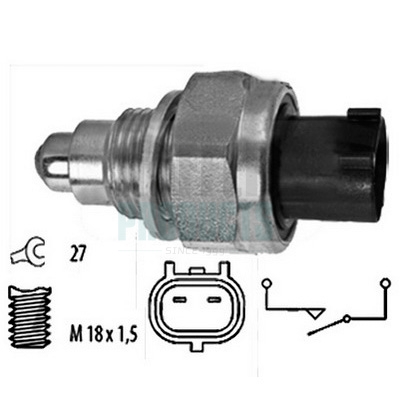 Switch, reverse light - 3600084 HOFFER