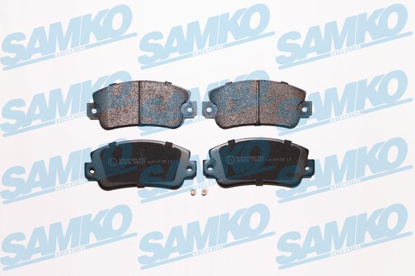 Brake Pad Set, disc brake - 5SP007 SAMKO