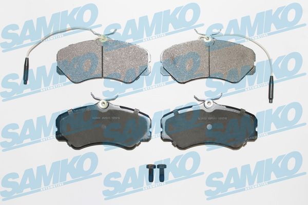 Brake Pad Set, disc brake - 5SP011 SAMKO