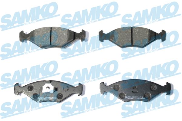 Brake Pad Set, disc brake - 5SP016 SAMKO