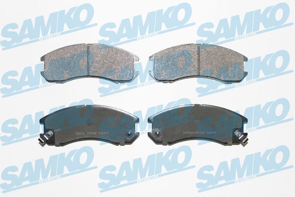 stabdžių trinkelių rinkinys, diskinis stabdys - 5SP036 SAMKO