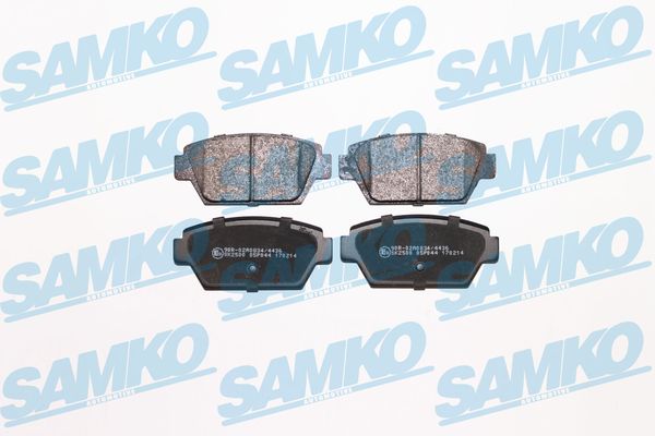 Kit pastiglie freno, Freno a disco - 5SP044 SAMKO