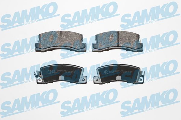 Комплект тормозных колодок, дисковый тормоз - 5SP061 SAMKO