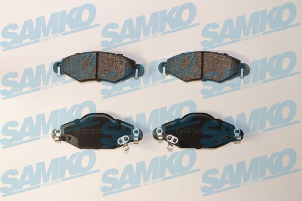 Комплект тормозных колодок, дисковый тормоз - 5SP1001 SAMKO