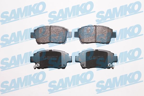 Комплект тормозных колодок, дисковый тормоз - 5SP1003 SAMKO