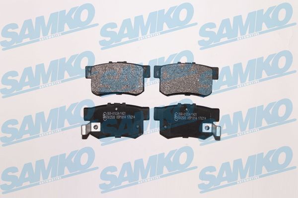 Brake Pad Set, disc brake - 5SP1014 SAMKO