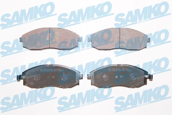 Комплект тормозных колодок, дисковый тормоз - 5SP1015 SAMKO