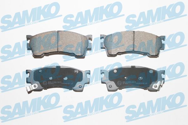 Комплект тормозных колодок, дисковый тормоз - 5SP1017 SAMKO