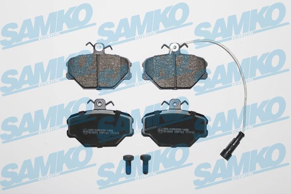 Brake Pad Set, disc brake - 5SP102 SAMKO