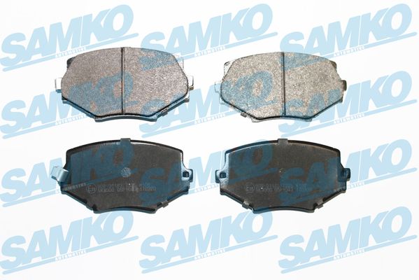 Комплект тормозных колодок, дисковый тормоз - 5SP1043 SAMKO