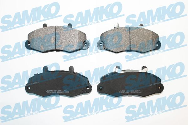 Комплект тормозных колодок, дисковый тормоз - 5SP1059 SAMKO