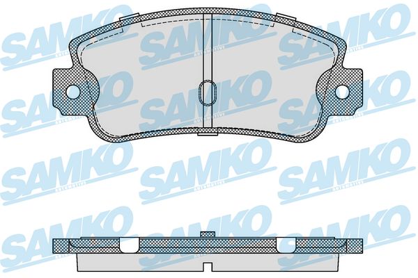 Bremsbelagsatz, Scheibenbremse - 5SP106 SAMKO