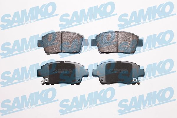 Комплект тормозных колодок, дисковый тормоз - 5SP1062 SAMKO