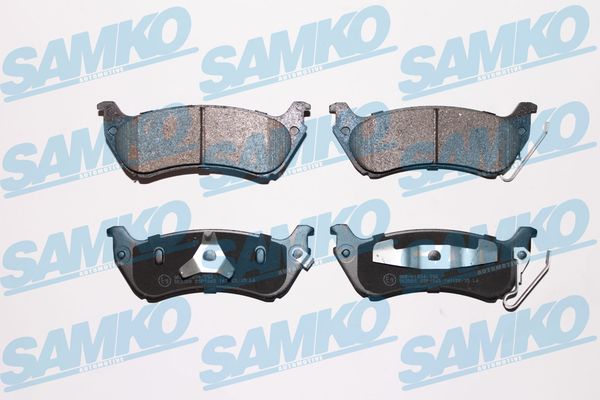 Комплект тормозных колодок, дисковый тормоз - 5SP1065 SAMKO