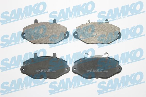 Комплект тормозных колодок, дисковый тормоз - 5SP1066 SAMKO