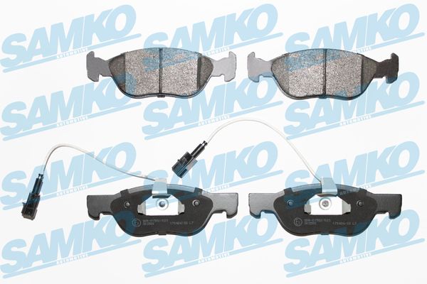 Brake Pad Set, disc brake - 5SP1076 SAMKO