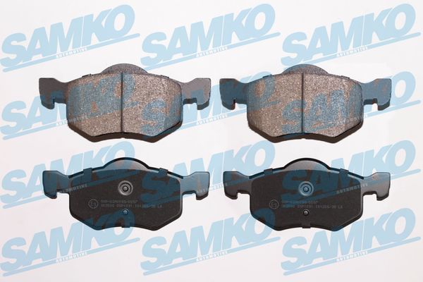 stabdžių trinkelių rinkinys, diskinis stabdys - 5SP1091 SAMKO