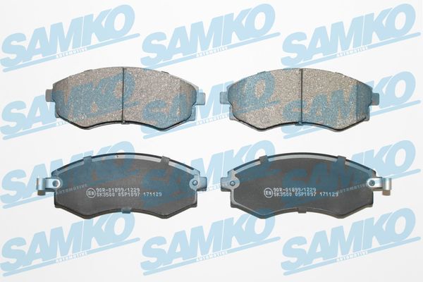 Комплект тормозных колодок, дисковый тормоз - 5SP1097 SAMKO