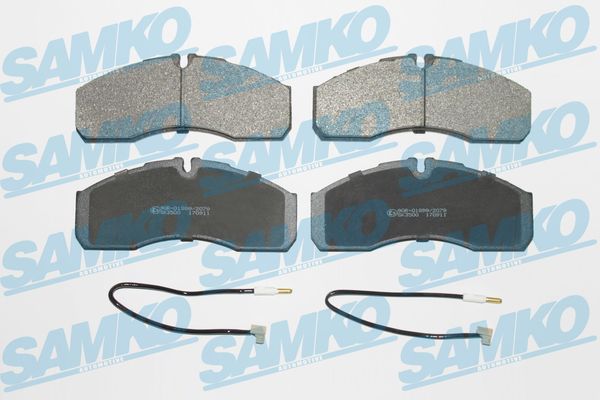 Brake Pad Set, disc brake - 5SP1109A SAMKO