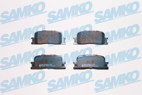 Комплект тормозных колодок, дисковый тормоз - 5SP1115 SAMKO