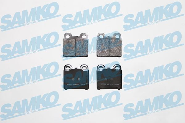 Комплект тормозных колодок, дисковый тормоз - 5SP112 SAMKO