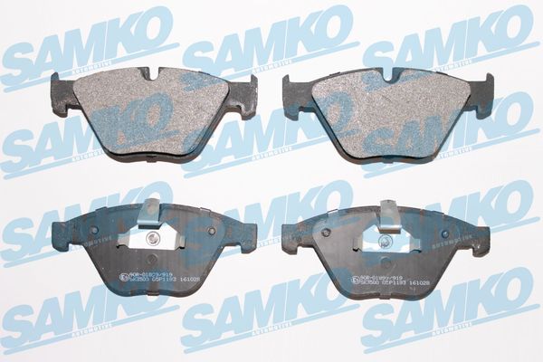 Brake Pad Set, disc brake - 5SP1193 SAMKO