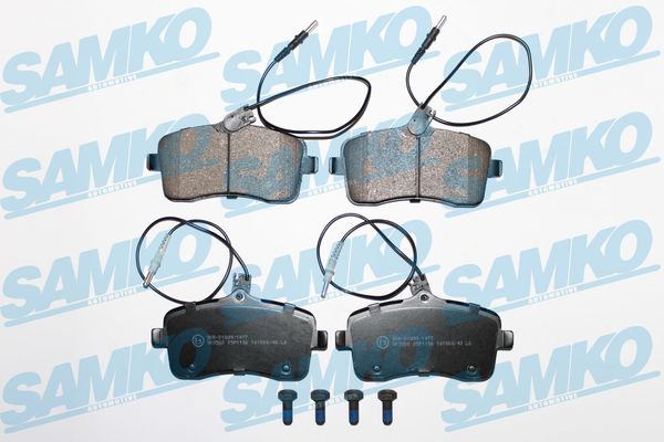 Brake Pad Set, disc brake - 5SP1196 SAMKO
