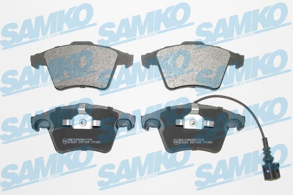 Brake Pad Set, disc brake - 5SP1205 SAMKO