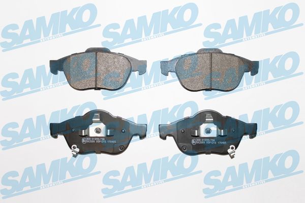 Brake Pad Set, disc brake - 5SP1215 SAMKO