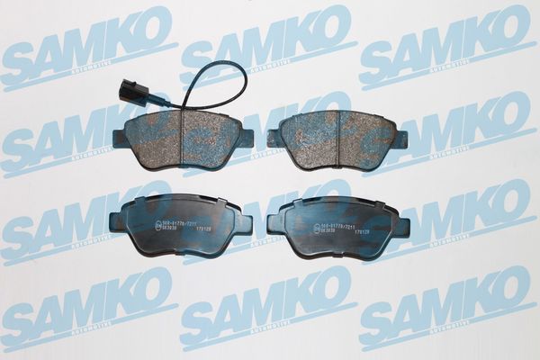 Brake Pad Set, disc brake - 5SP1225 SAMKO