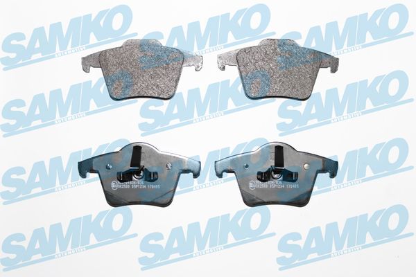 Brake Pad Set, disc brake - 5SP1234 SAMKO