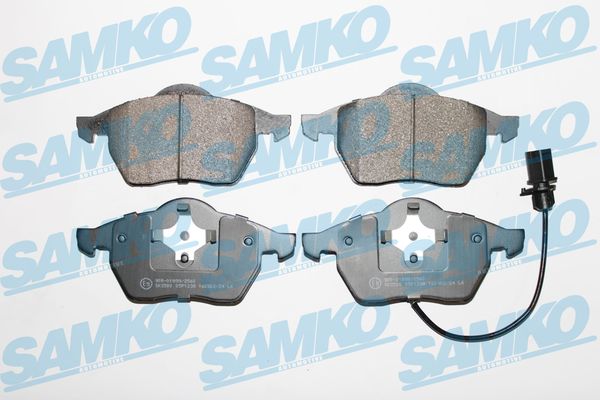 Комплект тормозных колодок, дисковый тормоз - 5SP1238 SAMKO