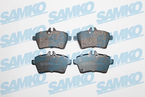 Комплект тормозных колодок, дисковый тормоз - 5SP1242 SAMKO