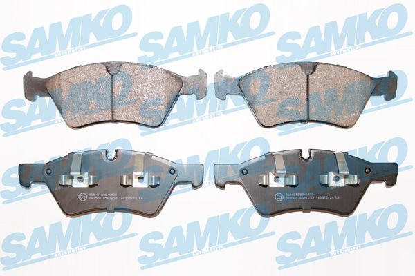 stabdžių trinkelių rinkinys, diskinis stabdys - 5SP1253 SAMKO