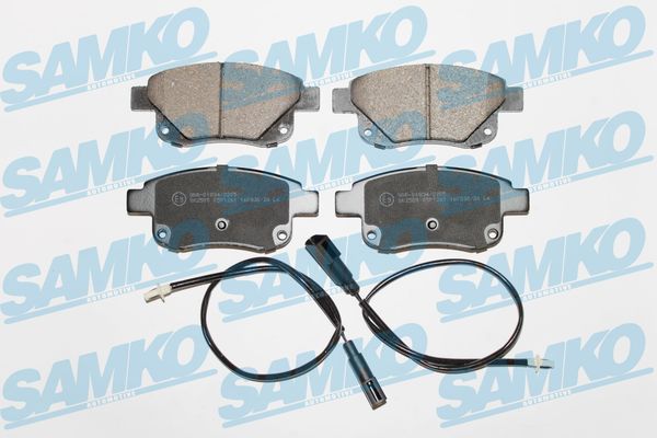 Комплект тормозных колодок, дисковый тормоз - 5SP1261 SAMKO