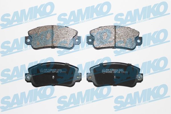 Kit pastiglie freno, Freno a disco - 5SP128 SAMKO