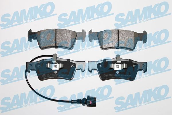 Комплект тормозных колодок, дисковый тормоз - 5SP1284 SAMKO