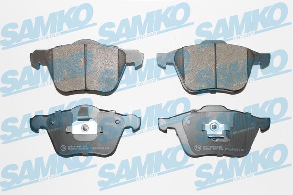 Brake Pad Set, disc brake - 5SP1286 SAMKO