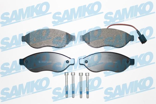 stabdžių trinkelių rinkinys, diskinis stabdys - 5SP1287 SAMKO