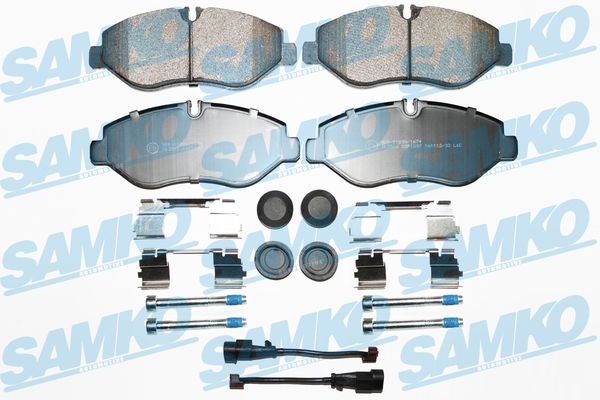 Комплект тормозных колодок, дисковый тормоз - 5SP1297B SAMKO