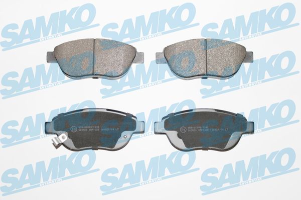 Комплект тормозных колодок, дисковый тормоз - 5SP1328 SAMKO