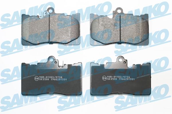 Kit pastiglie freno, Freno a disco - 5SP1331 SAMKO